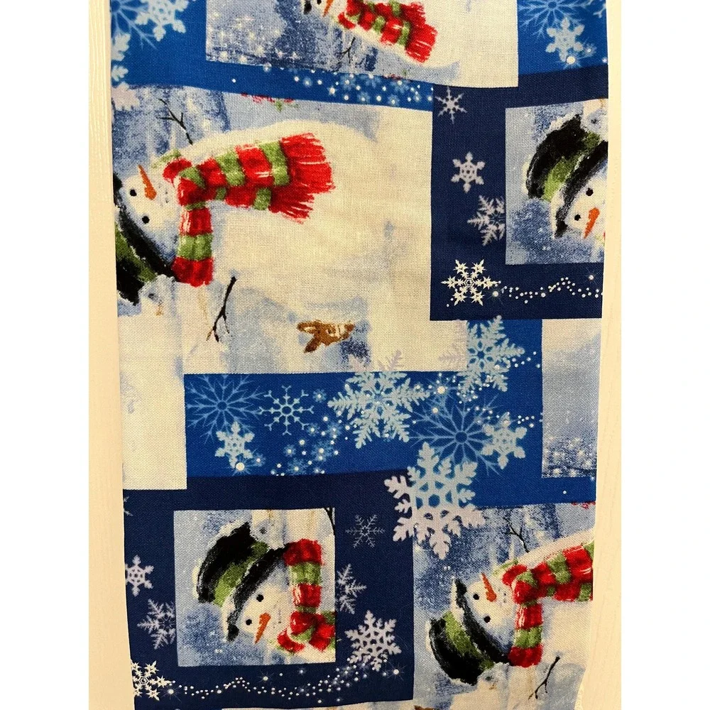 Snowman Kitchen Scarf: Christmas Kitchen Boa Hand Towel